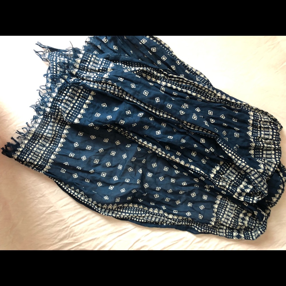 Madewell geometric scarf